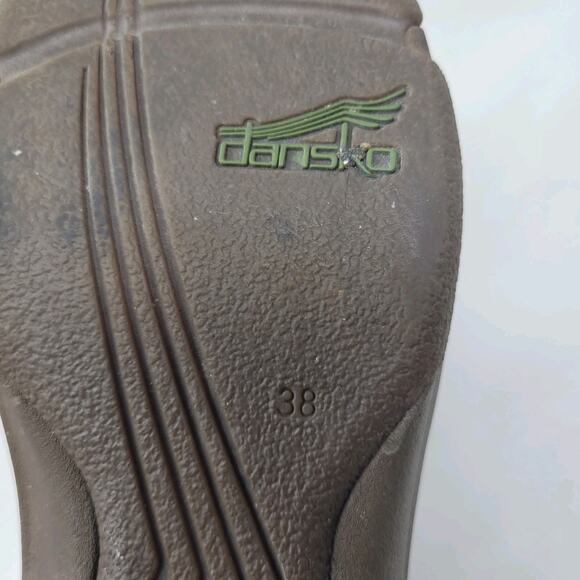 Dansko Clogs EU38 US8 Red Suede Maroon Wedge Professional Slip On 5403887800 - Picture 11 of 11